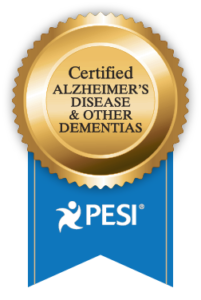 Certified Alzheimer's Disease and Other Dementias